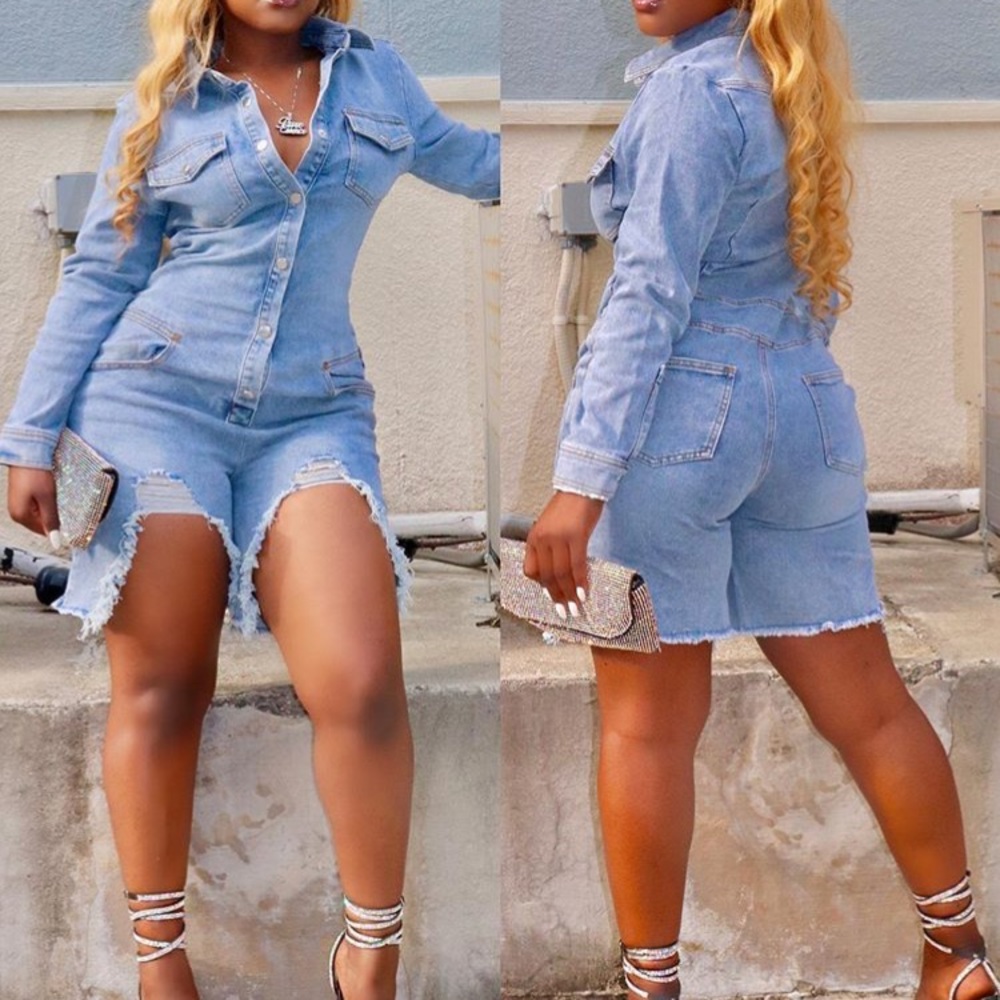 Never worn trendy yellow romper